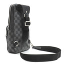 ルイヴィトン LOUIS VUITTON アヴェニュー スリングバッグ N40097 メタリックオニキス ダミエキャンバス ダミエアンフィニ ボディバッグ マットシルバー金具