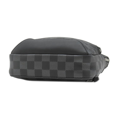 ルイヴィトン LOUIS VUITTON アヴェニュー スリングバッグ N40097 メタリックオニキス ダミエキャンバス ダミエアンフィニ ボディバッグ マットシルバー金具