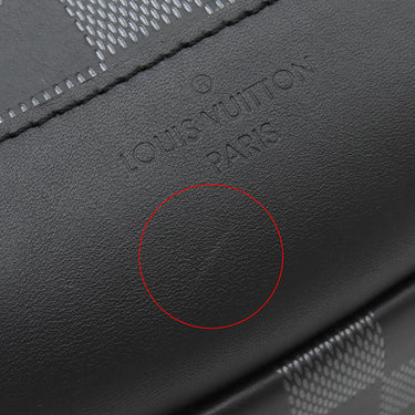 ルイヴィトン LOUIS VUITTON アヴェニュー スリングバッグ N40097 メタリックオニキス ダミエキャンバス ダミエアンフィニ ボディバッグ マットシルバー金具