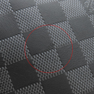 ルイヴィトン LOUIS VUITTON アヴェニュー スリングバッグ N40097 メタリックオニキス ダミエキャンバス ダミエアンフィニ ボディバッグ マットシルバー金具