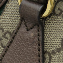 グッチ GUCCI オフィディア GG スモール トート 547551 ベージュ×エボニー GGスプリームキャンバス レザー 2WAYバッグ ゴールド金具 名前刻印入り
