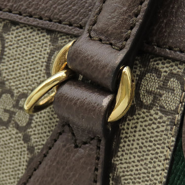 グッチ GUCCI オフィディア GG スモール トート 547551 ベージュ×エボニー GGスプリームキャンバス レザー 2WAYバッグ ゴールド金具 名前刻印入り