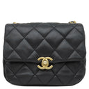 シャネル CHANEL ミニ フラップバッグ AS3205 ブラック ラムスキン ショルダーバッグ ゴールド金具 ココマーク