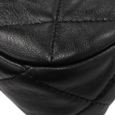 シャネル CHANEL ミニ フラップバッグ AS3205 ブラック ラムスキン ショルダーバッグ ゴールド金具 ココマーク