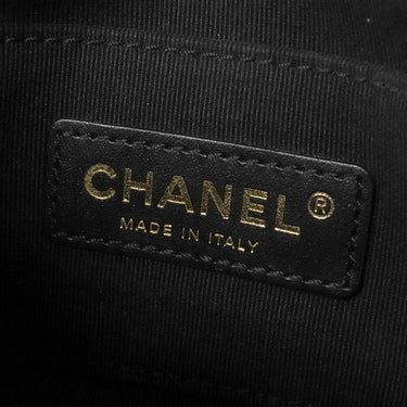 シャネル CHANEL ミニ フラップバッグ AS3205 ブラック ラムスキン ショルダーバッグ ゴールド金具 ココマーク