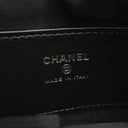 シャネル CHANEL マトラッセ ポーチ AP3095 ブラック ラムスキン ハンドバッグ シャンパンゴールド金具 ココマーク ミニバッグ チェーン
