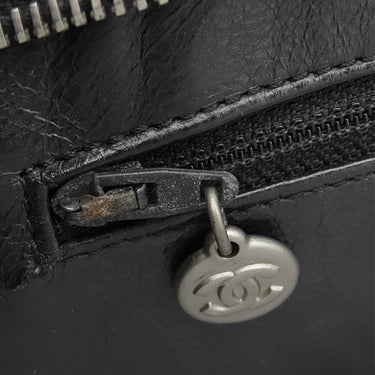 シャネル CHANEL 復刻トート A01804 ブラック キャビアスキン トートバッグ シルバー金具 黒 ココマーク ショルダーバッグ 肩掛け リカラー有