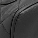 シャネル CHANEL 復刻トート A01804 ブラック キャビアスキン トートバッグ シルバー金具 黒 ココマーク ショルダーバッグ 肩掛け リカラー有