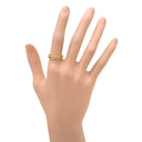 ティファニー Tiffany & Co Tトゥルー ナロー 62507845 イエローゴールド K18YG リング 指輪 T＆Co. Au750 18K 18金 T文字 12.5号
