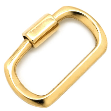 スタージュエリー STAR JEWELRY カラビナモチーフ イエローゴールド K10YG ペンダントトップ 10K チャーム ネックレストップ