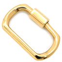 スタージュエリー STAR JEWELRY カラビナモチーフ イエローゴールド K10YG ペンダントトップ 10K チャーム ネックレストップ