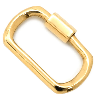 スタージュエリー STAR JEWELRY カラビナモチーフ イエローゴールド K10YG ペンダントトップ 10K チャーム ネックレストップ