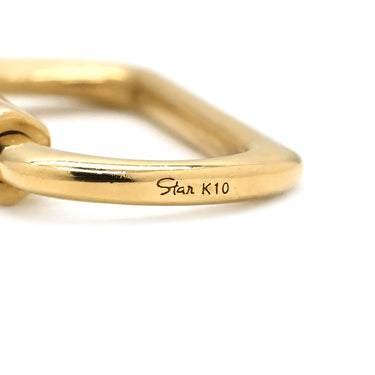 スタージュエリー STAR JEWELRY カラビナモチーフ イエローゴールド K10YG ペンダントトップ 10K チャーム ネックレストップ