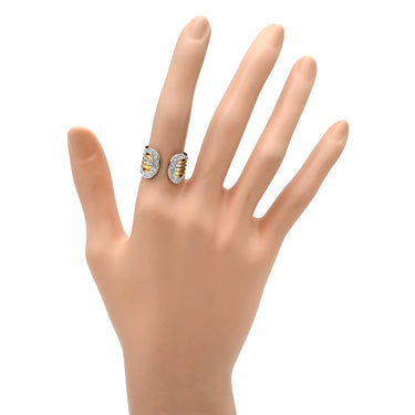 カルティエ Cartier 2C ブークルセ ダイヤ イエローゴールド×ピンクゴールド×ホワイトゴールド K18YG K18PG K18WG ダイヤモンド #53(JP13) リング 指輪 ドゥーブルC C2 750 18K PG 13号