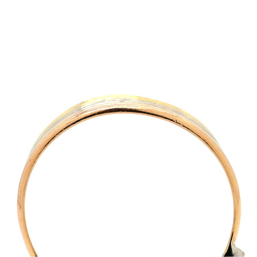 カルティエ Cartier 2C ブークルセ ダイヤ イエローゴールド×ピンクゴールド×ホワイトゴールド K18YG K18PG K18WG ダイヤモンド #53(JP13) リング 指輪 ドゥーブルC C2 750 18K PG 13号