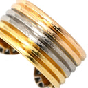 カルティエ Cartier 2C ブークルセ ダイヤ イエローゴールド×ピンクゴールド×ホワイトゴールド K18YG K18PG K18WG ダイヤモンド #53(JP13) リング 指輪 ドゥーブルC C2 750 18K PG 13号