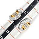 カルティエ Cartier 2C ブークルセ ダイヤ イエローゴールド×ピンクゴールド×ホワイトゴールド K18YG K18PG K18WG ダイヤモンド #53(JP13) リング 指輪 ドゥーブルC C2 750 18K PG 13号