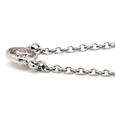 ティファニー Tiffany & Co バイザヤード ピンクダイヤモンド ペンダント 36757744 ピンク×プラチナシルバー Pt950 ピンクダイヤモンド ネックレス T&Co. 1石 エルサペレッティ