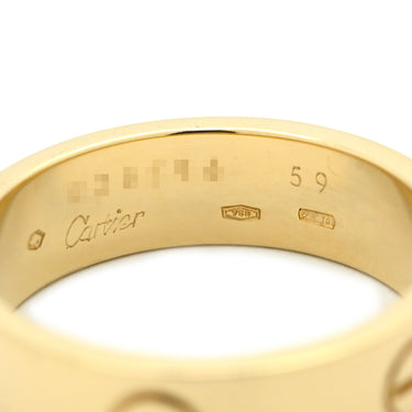 カルティエ Cartier ラブリング B4084600 イエローゴールド K18YG #59(JP19) リング 指輪 クラシックモデル LOVE Ring 750 18K YG 18金 18号