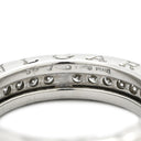 ブルガリ BVLGARI ビーゼロワン B-zero1 XS パヴェダイヤ ホワイトゴールド K18WG ダイヤモンド #52(JP12) リング 指輪 750WG 18金 1バンドリング 12号