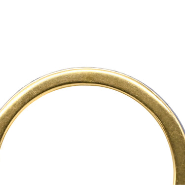 カルティエ Cartier ヴィンテージ エマイユリング ブルー×イエローゴールド K18YG リング 指輪 Au750 18K YG 青 9号