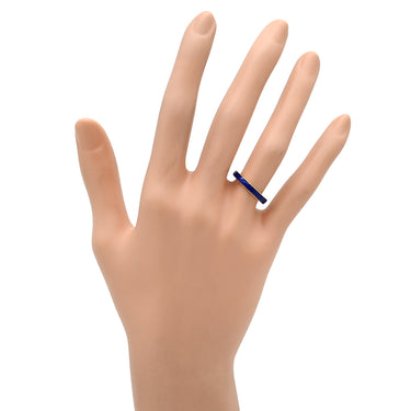 カルティエ Cartier ヴィンテージ エマイユリング ブルー×イエローゴールド K18YG リング 指輪 Au750 18K YG 青 9号