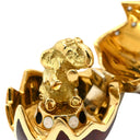 FABERGE ファベルジェ イースターエッグ チャーム エレファント F1933HR レッド×イエローゴールド K18YG エナメル ダイヤモンド ペンダントトップ 赤 象 サーカス 18K 750 YG