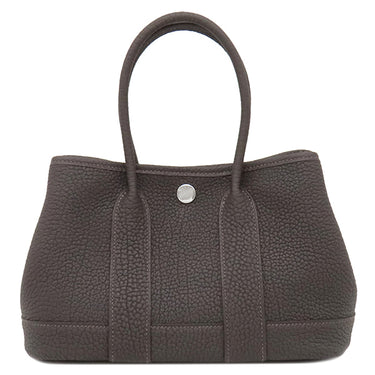 エルメス HERMES ネオ ガーデン23 ベブラン ネゴンダ トートバッグ シルバー金具 新品 未使用 茶 オールレザー 2026年製
