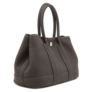 エルメス HERMES ネオ ガーデン23 ベブラン ネゴンダ トートバッグ シルバー金具 新品 未使用 茶 オールレザー 2026年製