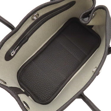 エルメス HERMES ネオ ガーデン23 ベブラン ネゴンダ トートバッグ シルバー金具 新品 未使用 茶 オールレザー 2026年製