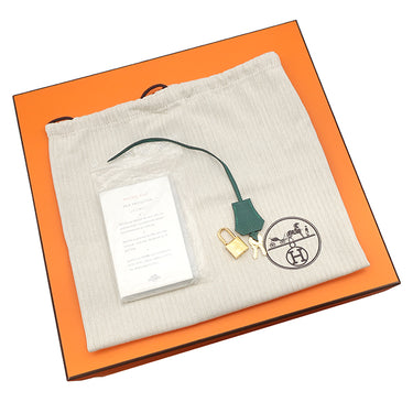 エルメス HERMES バーキン35 マラカイト トゴ ハンドバッグ ゴールド金具 緑