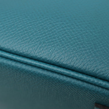 エルメス HERMES バーキン30 ヴェールボスフォール ヴォーエプソン ハンドバッグ ゴールド金具 青緑