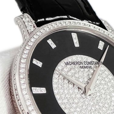 腕時計 ヴァシュロン・コンスタンタン VACHERON CONSTANTIN パトリモニー トラディショナル 81579/000G-9413 手巻き メンズ K18WG無垢 純正ダイヤ