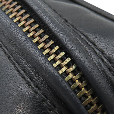シャネル CHANEL マトラッセ カメラバッグ ブラック ラムスキン ショルダーバッグ ゴールド金具 フリンジ 黒