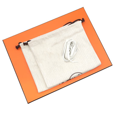 エルメス HERMES バウンシング H242810Z ホワイト カーフ シェーブルヴェロア #41 スニーカー 新品 未使用 白 黒 Hロゴ 26cm 26.5cm