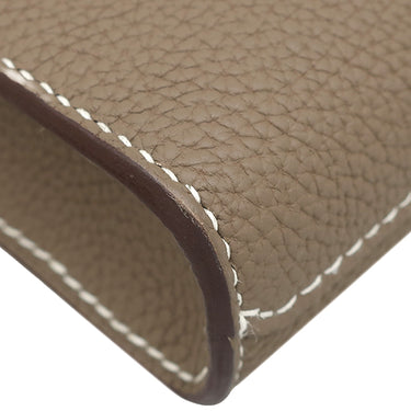 エルメス HERMES サックアデペッシュ メッセンジャー29 エトゥープ トゴ ショルダーバッグ シルバー金具 グレージュ