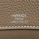 エルメス HERMES サックアデペッシュ メッセンジャー29 エトゥープ トゴ ショルダーバッグ シルバー金具 グレージュ