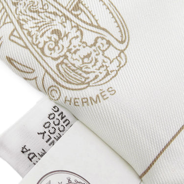 エルメス HERMES ツイリー H064220S 10 ヴェールアマンド×ピンク×白 シルク スカーフ 【ブリッド ドゥ ガラ アン フルール＆アイライナー】