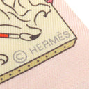エルメス HERMES ツイリー H064281S ローズナークル×ヴェールアマンド×マルチカラー シルク スカーフ 新品 未使用 【アカデミア イピカ/Academia Hippica】