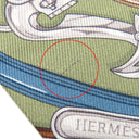 エルメス HERMES ツイリー H064299S ヴェールアマンド×ブルージーン×カネル シルク スカーフ 新品 未使用 【Harnais Legendaire/伝説のハーネス】
