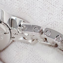 腕時計 カルティエ Cartier デリス ドゥ カルティエ SM WG800004 クオーツ レディース K18WG無垢 純正ダイヤ シルバー ローマン 青針