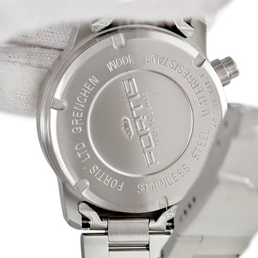 腕時計 フォルティス Fortis フリーガー クラシック クロノグラフ 597.11.11M 自動巻き メンズ ブラック デイデイト アラビア