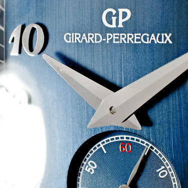 腕時計 ジラールペルゴ GIRARD PERREGAUX ヴィンテージ 1945 XXL スモールセコンド 25880-11-421-11A 自動巻き メンズ ブルー アラビア