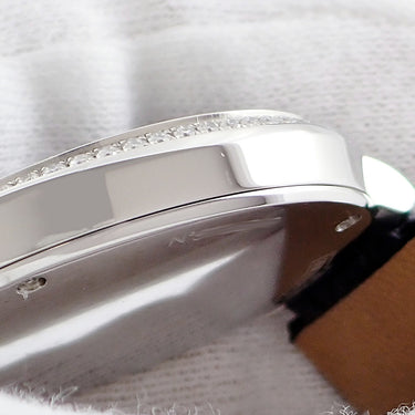 腕時計 ボーム&メルシエ BAUME&MERCIER プロメス M0A10166 クオーツ レディース 純正ダイヤ ブラック 黒 シェル ギョーシェ ローマン