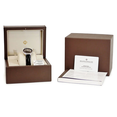 腕時計 ボーム&メルシエ BAUME&MERCIER プロメス M0A10166 クオーツ レディース 純正ダイヤ ブラック 黒 シェル ギョーシェ ローマン