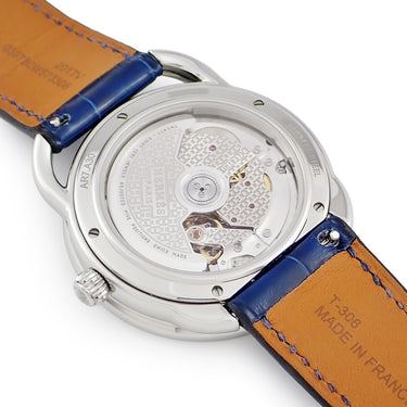 腕時計 エルメス HERMES アルソー プティット リュンヌ AR7.A30 自動巻き レディース 純正ダイヤ サファイア シェル ムーンフェイズ