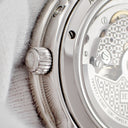 腕時計 エルメス HERMES アルソー プティット リュンヌ AR7.A30 自動巻き レディース 純正ダイヤ サファイア シェル ムーンフェイズ