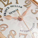腕時計 フランクミュラー FRANCK MULLER トノウカーベックス 7500 SC AT FO REL HO ASIA LTD 5N 自動巻き レディース K18RG無垢 ギョーシェ