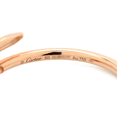 カルティエ Cartier ジュストアンクル スモール B4225800 ピンクゴールド K18PG #60(JP20) リング 指輪 750 JUSTE UN CLOU 釘モチーフ 20号