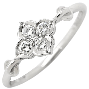 カルティエ Cartier ヒンドゥ ダイヤリング ホワイトゴールド K18WG ダイヤモンド #49(JP9) リング 指輪 ダイヤモンド 750 18K 蓮の花